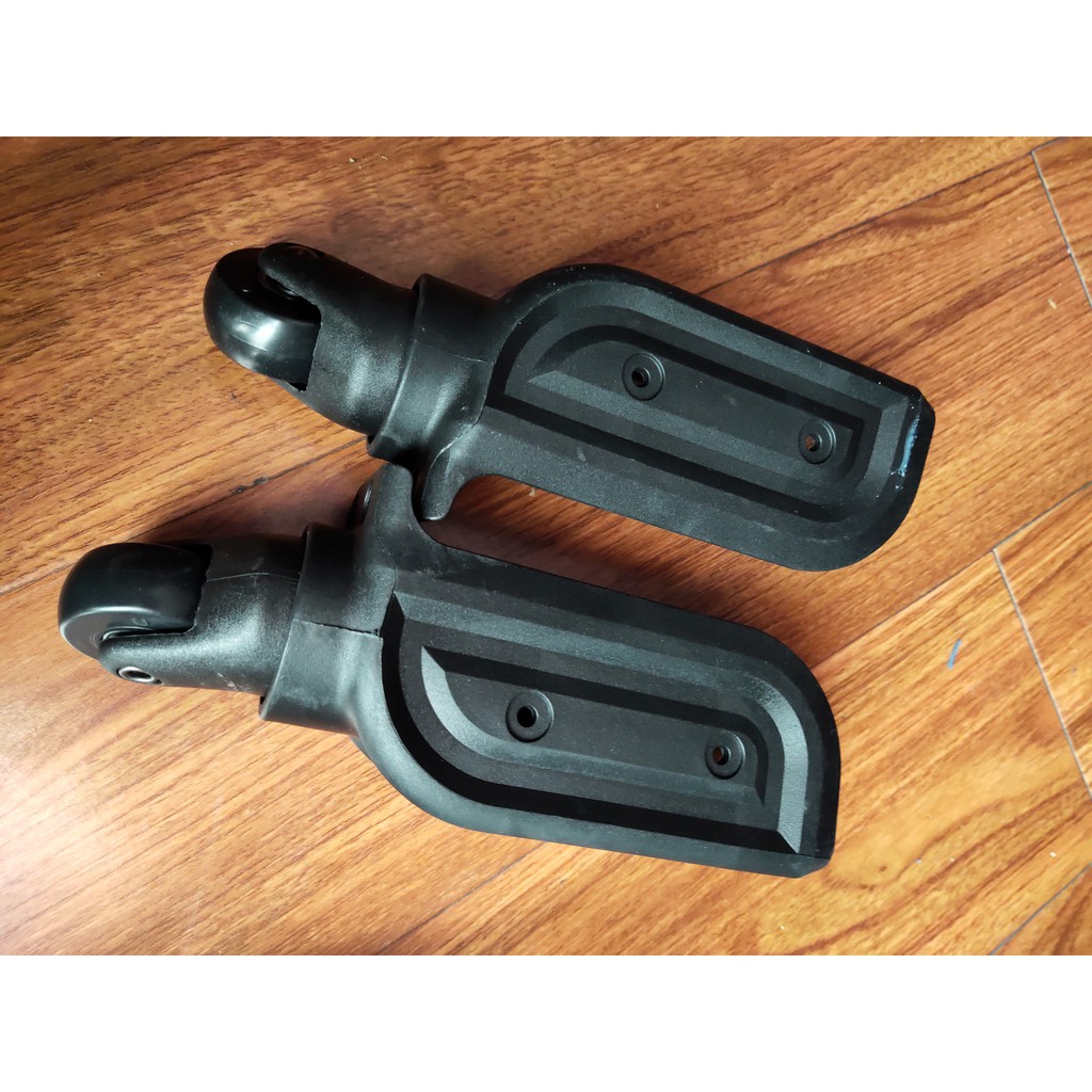 Cụm bánh xe 2 chiếc cho vali vải vali da chất liệu cao cấp bền đẹp dùng thay cho cụm bánh vali bị hỏng bị kẹt