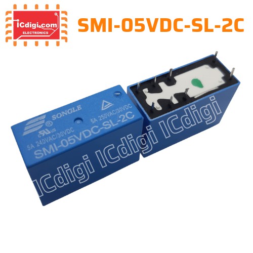Relay 5V5A 8 Chân SMI-05VDC-SL-2C