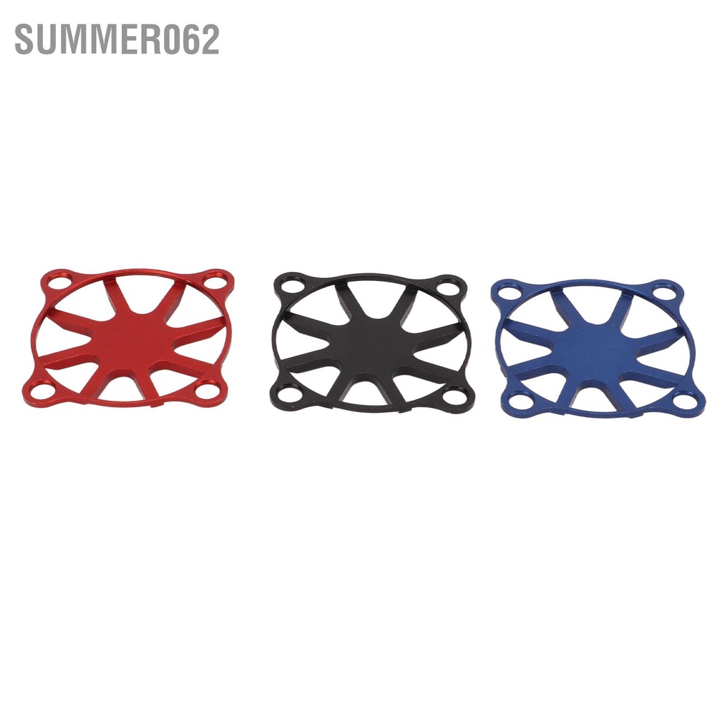 Summer062 Động cơ làm mát quạt Nắp đậy bằng hợp kim nhôm chống ăn mòn Bảo vệ động điện cho RC ESC 3 cái