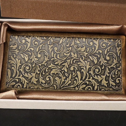 Hộp đựng thuốc lá 20 điếu nhỏ dài hợp kim thiết kế cổ điển