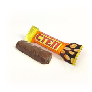 Kẹo Socola Nga Nhập Khẩu - Kẹo giòn hạnh nhân phủ socola Mini Step Nhập Khẩu Nga (kẹo lẻ) - HSD: 12 tháng