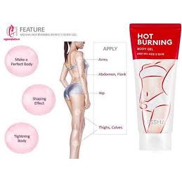 kem tan mỡ bụng MISSHA HOT BURNING HÀN QUỐC rạn da hiệu quả săn chắc da giảm mỡ an toàn- tặng máy massage mặt.