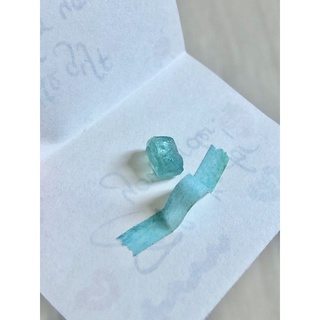 Đá vụn thanh tẩy tinh thể Apatite thô xanh trong suốt