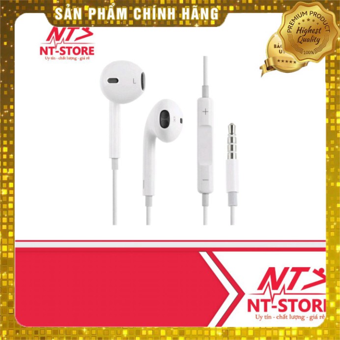 (BAOSHIP)  Tai Nghe iPhone 6S Chính hãng âm thanh hay - NT STORE Chính Hãng