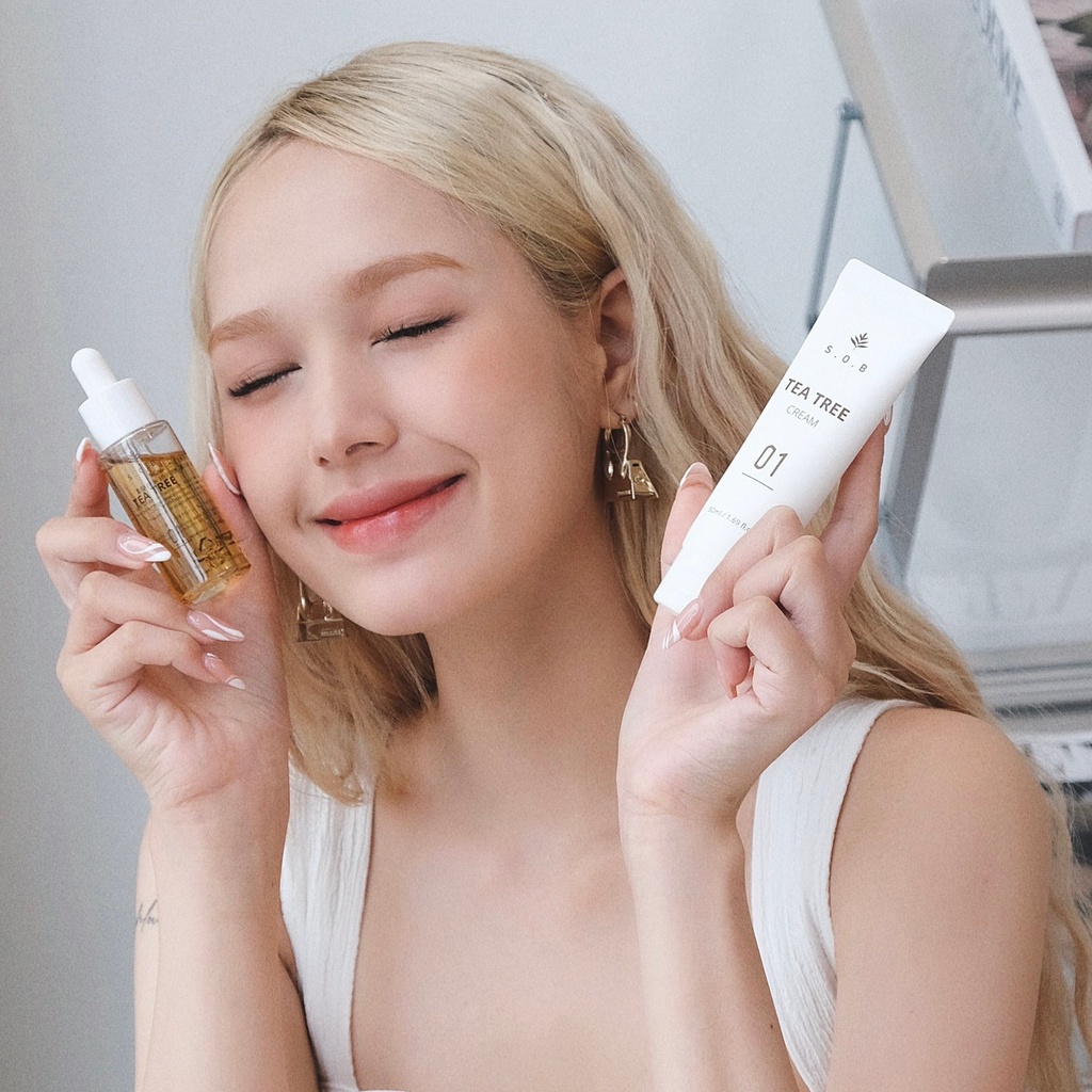 Toner cấp ẩm sáng da ngừa mụn S.O.B Tea Tree Toner 300ML