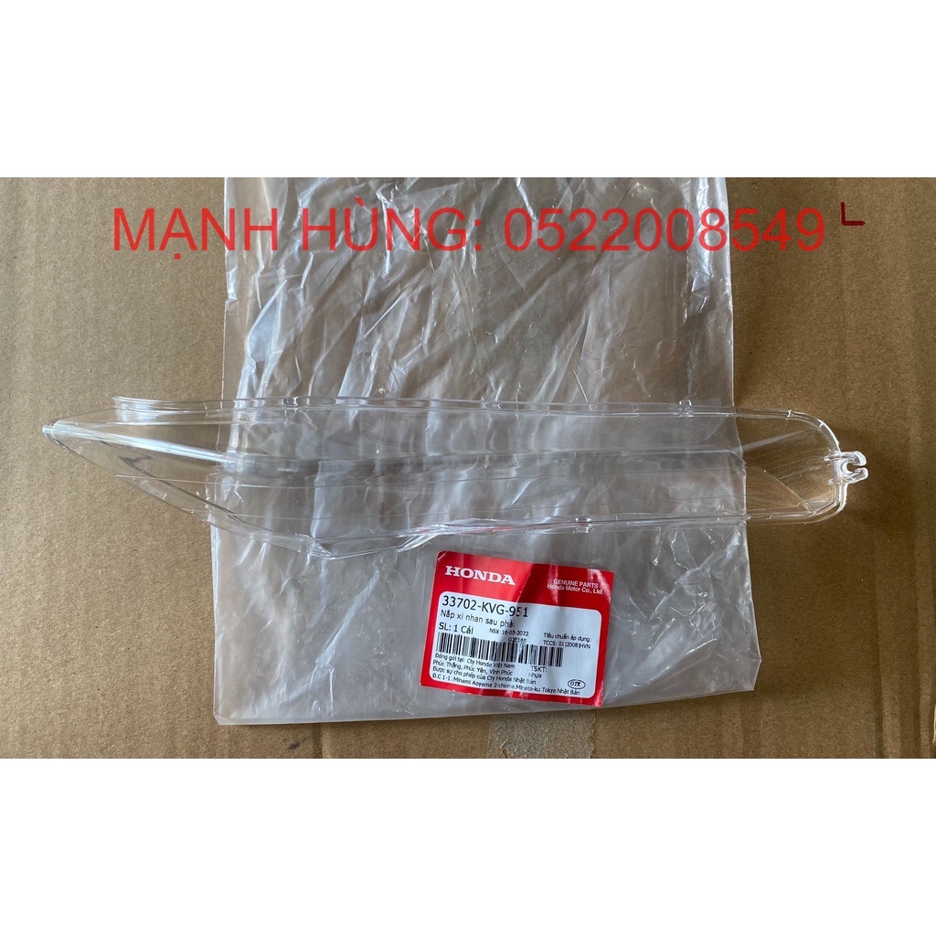 Nắp đèn xi nhan sau bên phải HONDA AIR BLADE110 năm 2007-2010. (33702KVG951)