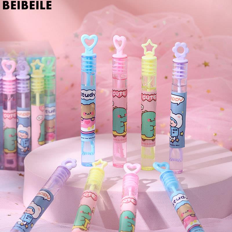 Đồ Chơi Que Thổi Bong Bóng Hình Chú Gấu Đáng Yêu Cho Bé Gái