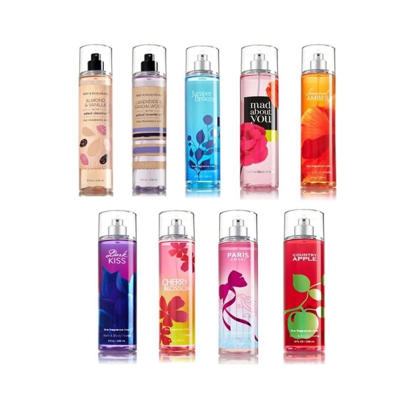 Xịt thơm - Body Mist - BathandBodyWorks Săn Sale