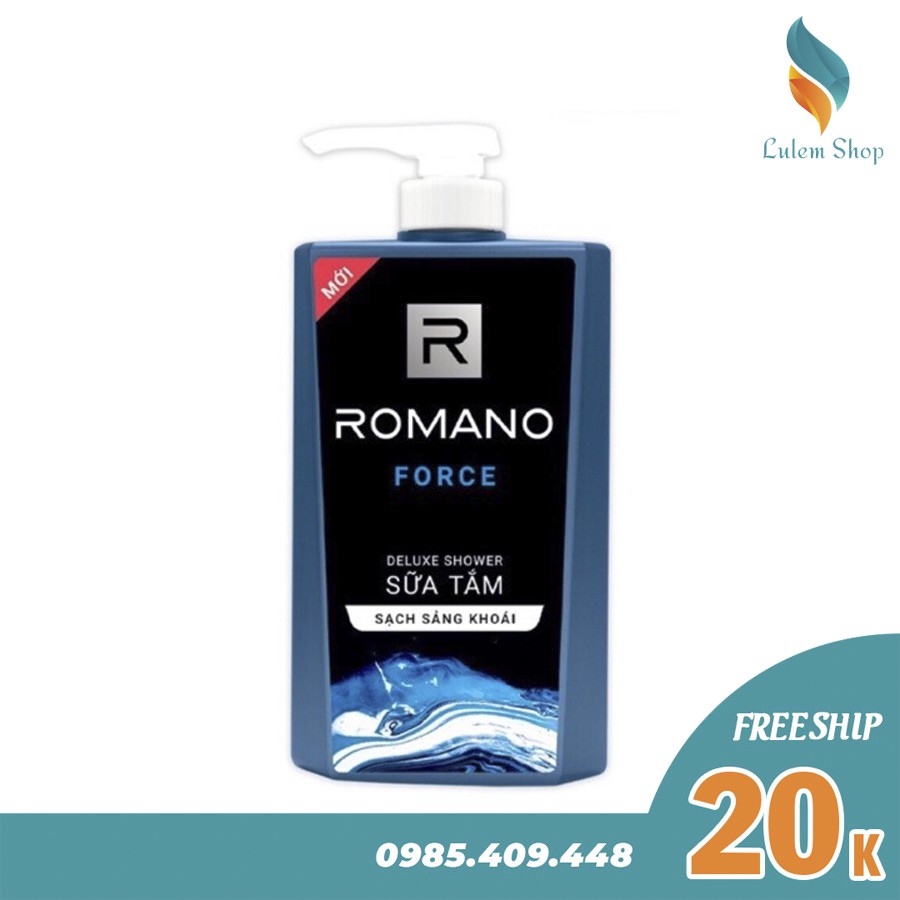 Sữa tắm cao cấp Romano 650g (Classic/Attitude/Force/Gentleman)