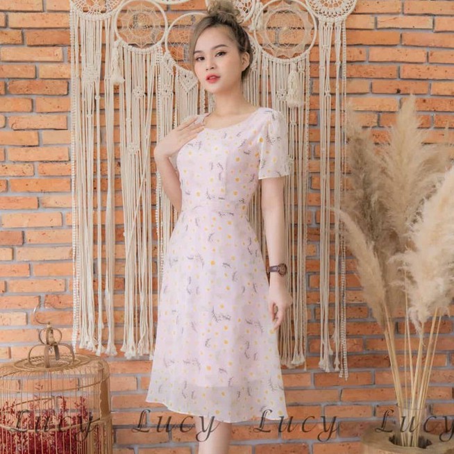 [Mã FAGREEN1505 giảm tới 30K đơn 99K] Thời trang nữ Váy Lucy, đầm voan hoa nhí, đầm thiết kế | BigBuy360 - bigbuy360.vn