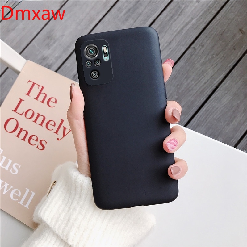 Ốp Điện Thoại Tpu Dẻo Màu Sắc Ngọt Ngào Kèm Khung Bảo Vệ Camera Cho Xiaomi Redmi Note 10 Note10 Pro 4g 5g