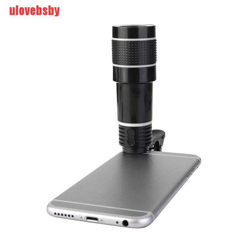 [ulovebsby]20x Zoom HD Universal Smartphone Optical Camera Telephoto Clip Telescope Lens