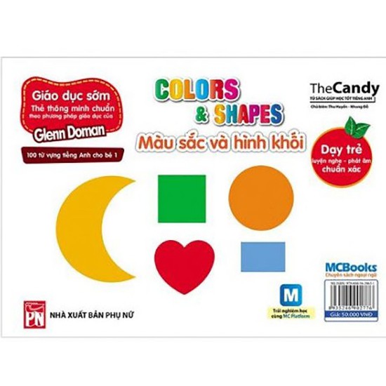 Flashcard - Dạy Trẻ Theo Phương Pháp Glenn Doman – Màu Sắc Và Hình Khối - MCBooks