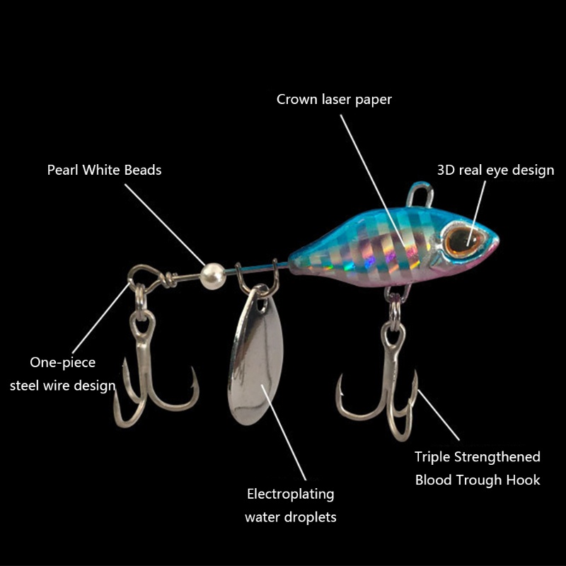 QQ Mồi Giả Nhử Cá 3D Bằng Nhựa Tiện Dụng