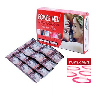 24 chiếc - Bao cao su Powermen gia đình siêu mỏng