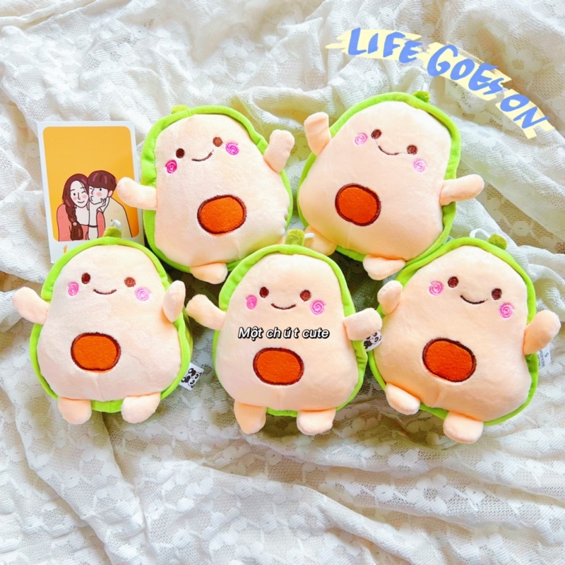 Gấu bông bơ tròn dễ thương tròn nhỏ cho bé - Một chút cute