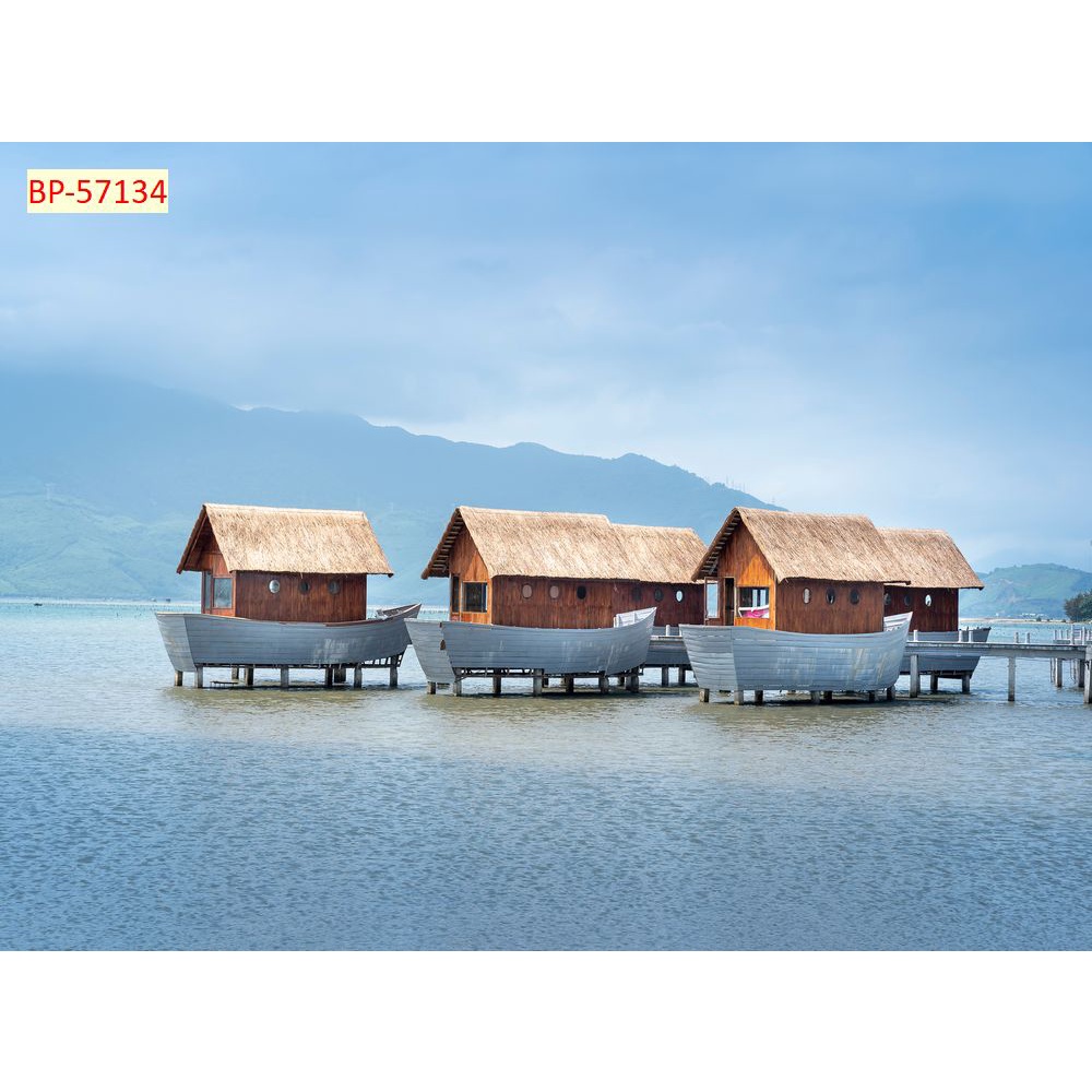 Tranh dán tường tổng hợp địa danh Việt Nam 3D in theo kích thước yêu cầu – Không giới hạn kích thước.