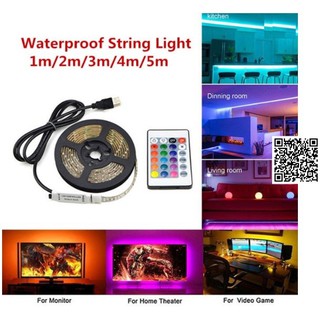 Dây đèn LED RGB USB 5V có điều khiển 679