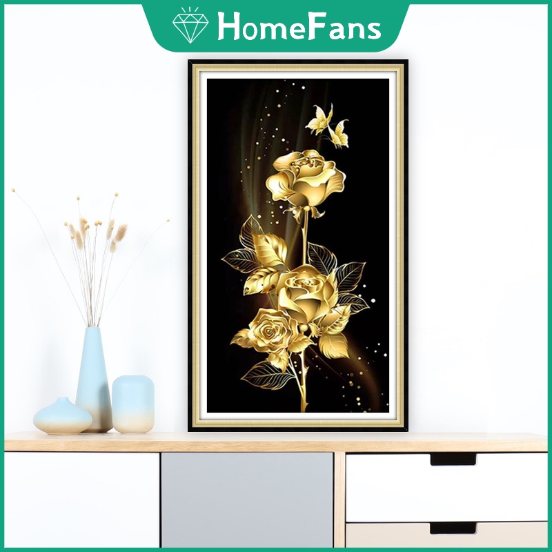 Bộ Tranh Đính Đá 5D Tự Làm 30x50cm/40x70cm/50x90cm Trang Trí Nhà Cửa