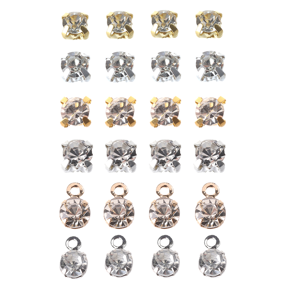 Set 50 Nút Áo Mini Đính Đá Xinh Xắn