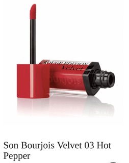 Son Bourjois Velvet Rouge Edition