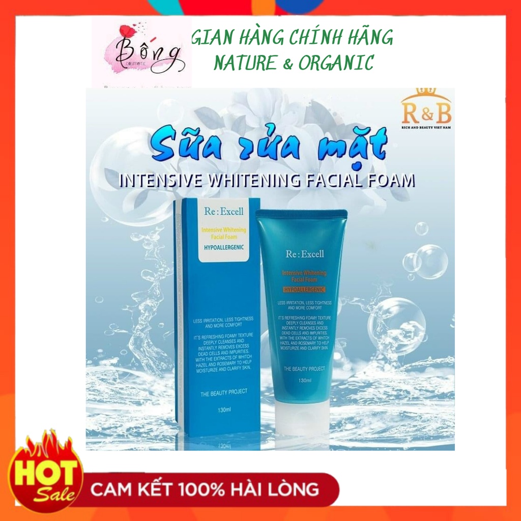 Cao cấp -SỮA RỬA MẶT DƯỠNG TRẮNG LÀM SẠCH SÂU R&B nhập khẩu chính hãng Hàn Quốc