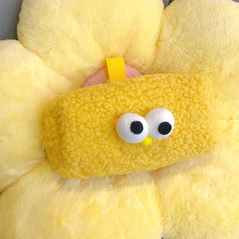 Túi Đựng Bút Đa Năng Có Khóa Kéo Phủ Lông Nhung Dễ Thương Tiện Dụng Mang Theo Du Lịch