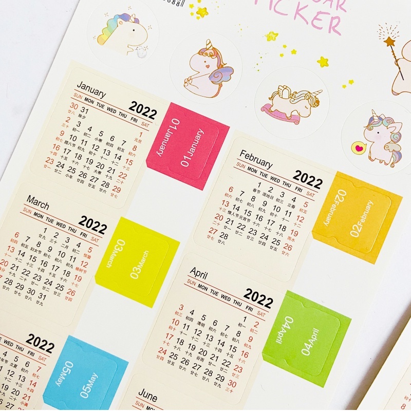 Miếng Dán Ghi Chú Họa Tiết Hoạt Hình Dễ Thương Dùng Trang Trí Sổ Tay DIY