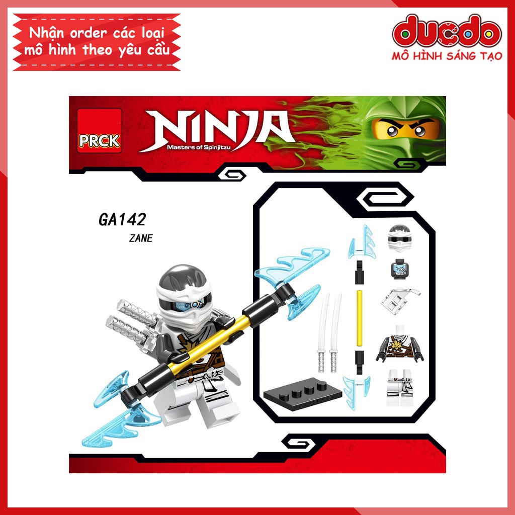 Minifigures các nhân vật Ninjago tuyệt đẹp - Đồ chơi Lắp ghép Xếp hình Mini Mô hình Ninja LeLe GA137-A142