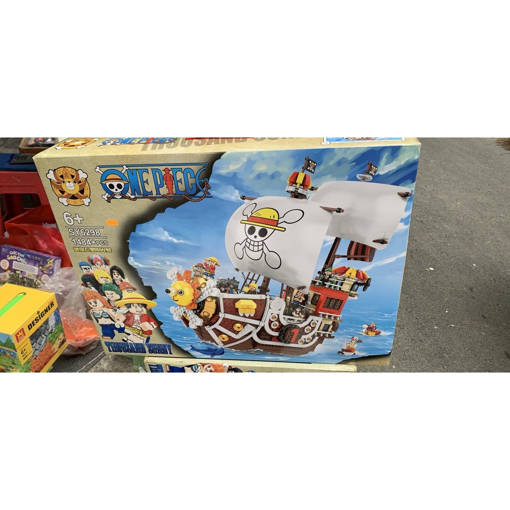 BỘ LẮP RÁP One Piece Thousand Sunny SY 6298 Thuyền Đảo Hải Tặc