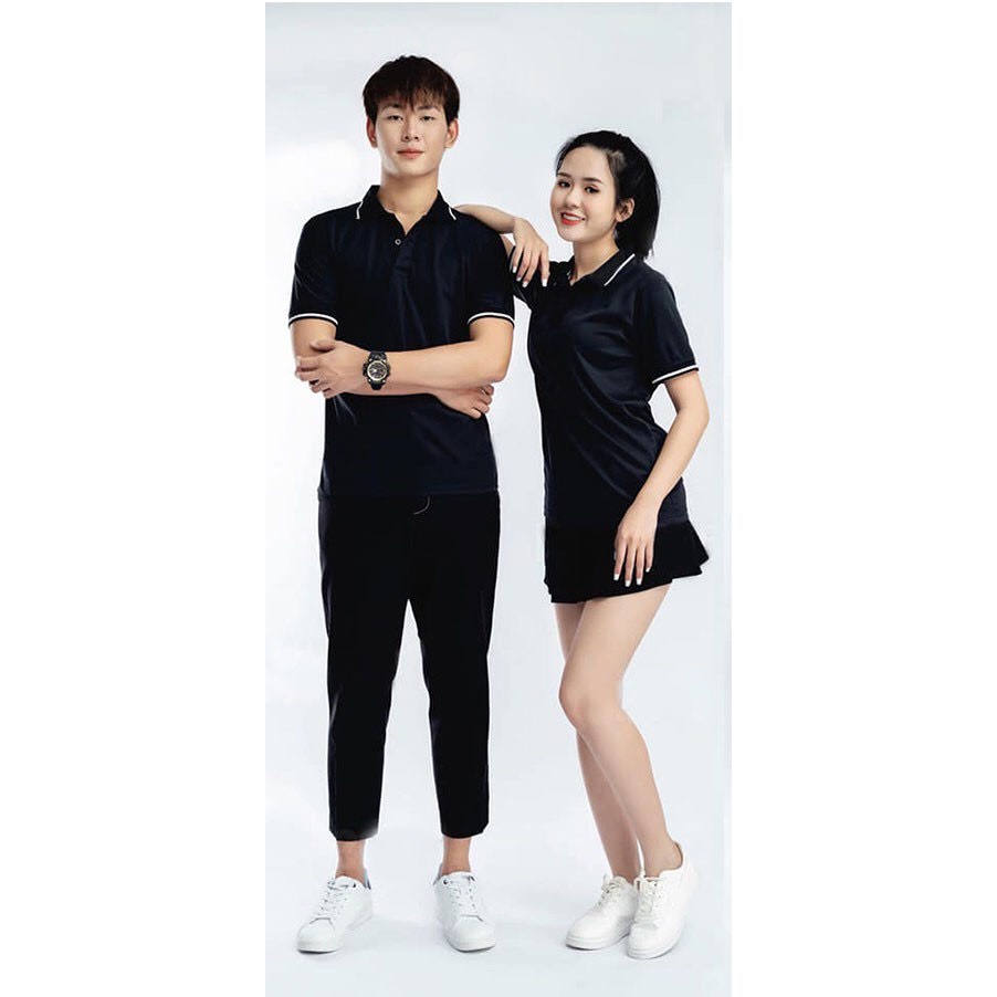 Áo thun - Áo đồng phục POLO đẹp PL01 - Oversize chất liệu Cotton cá sấu thể thao, cổ bẻ 1 viền, phong cách công sở