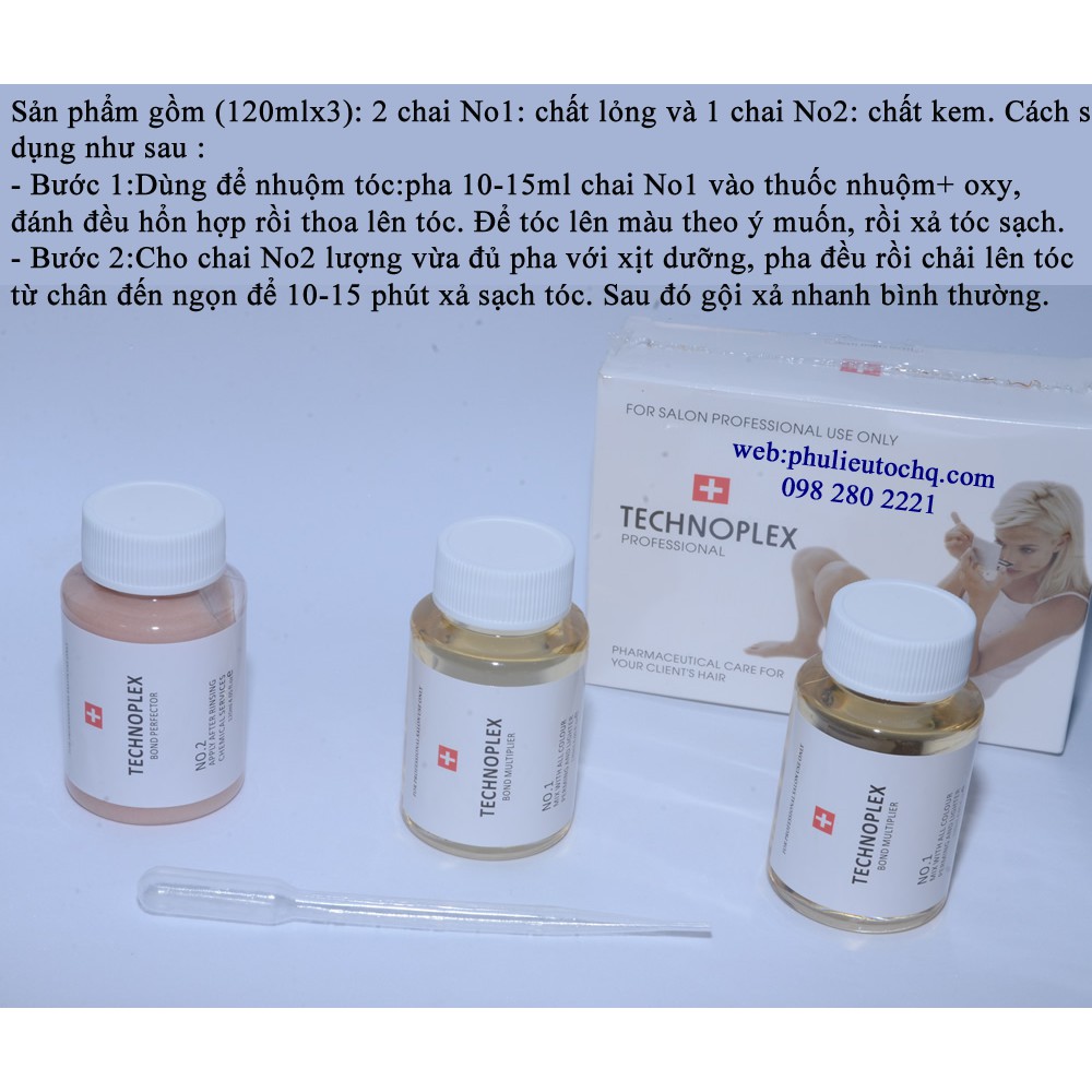 Bộ 3 phục hồi tóc hư tổn TECHNOPLEX