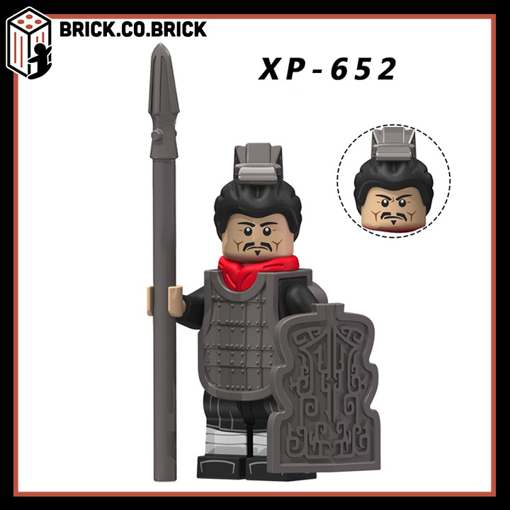 KT 1088 Minifigures đế chế nhà Tần vua Tần Thủy Hoàng và quan binh QinDynasty - Koruit- Đồ chơi lắp ráp mô hình sáng tạo