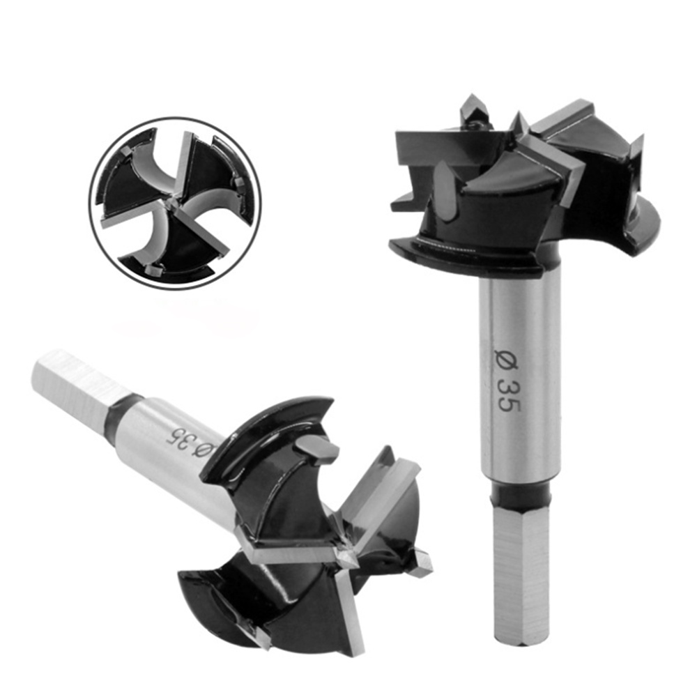 Mũi Khoan Lỗ Bằng Hợp Kim Nhôm 35mm Chuyên Dụng Cho Gia Công Gỗ