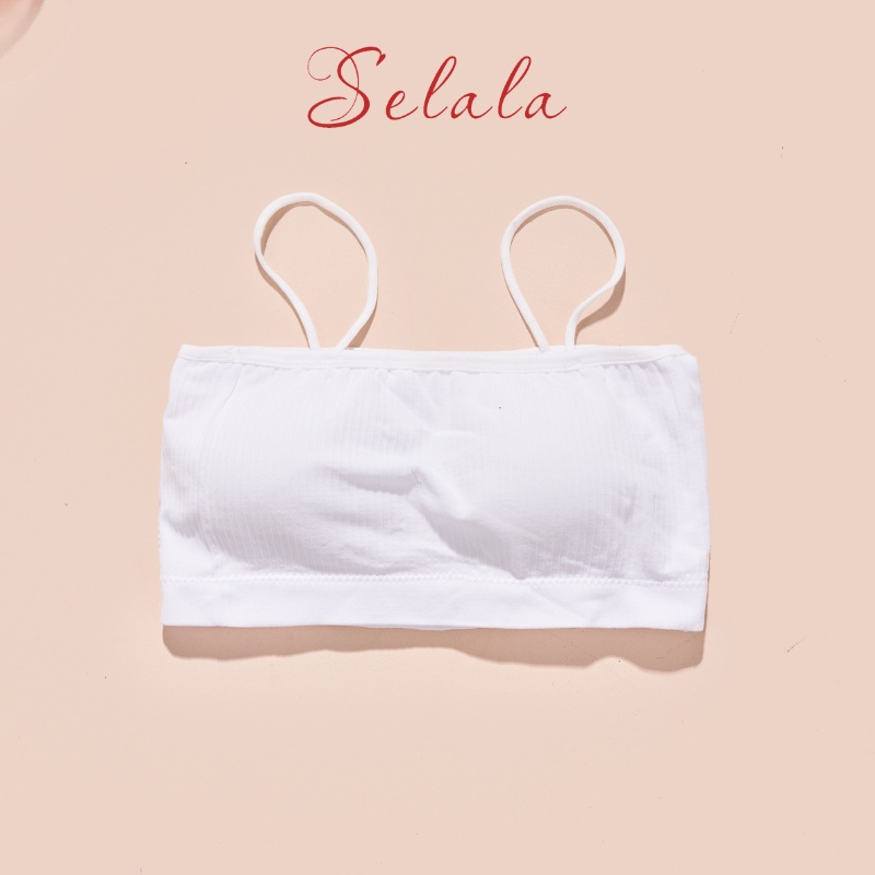 Áo Bra Croptop Selala Chất Cotton Gân Tăm Siêu Thoáng Mát Dễ Phối Đồ Br23