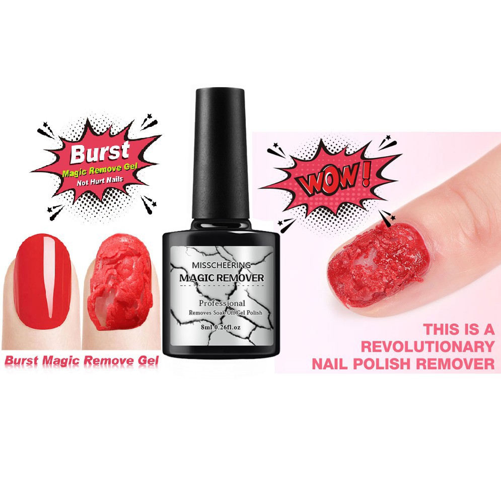 [Hàng mới về] Chất Tẩy Sơn Móng Tay Gel 8 / 15ml Hiệu Quả Chất Lượng Cao