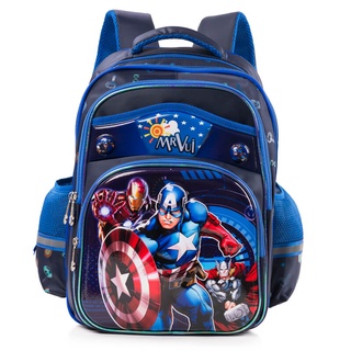 Balo học sinh cấp 1 Mr Vui 918 in hình nổi 3D cho bé trai lớp 3 lớp 4 lớp 5( kích thước 41 x 29 x 24 cm)