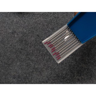 Hộp 10 kim hàn tig inox sắt đầu đỏ 1.6*175  Berlin Que hàn tig inox Điện cực hàn tig