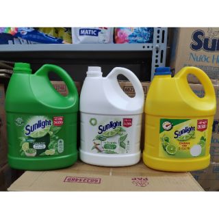 Nước rửa chén Sunlight muối khoáng và lô hội 3.8kg