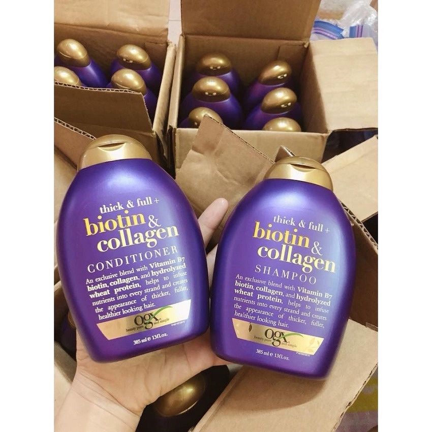 Dầu Xả Tóc Biotin OGX 385ml