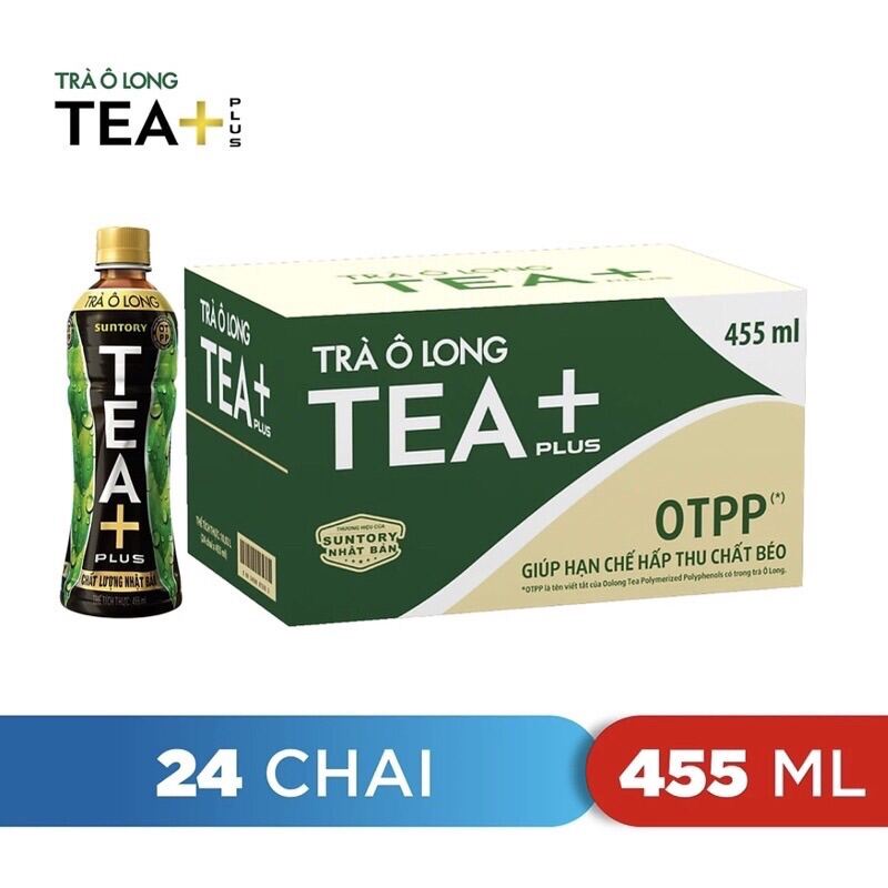 {Hỏa tốc} Ô Long Tea Plus 24 chai/Thùng 455ml Chang's Food