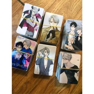 Tấm card Yuri On Ice nhiều mẫu