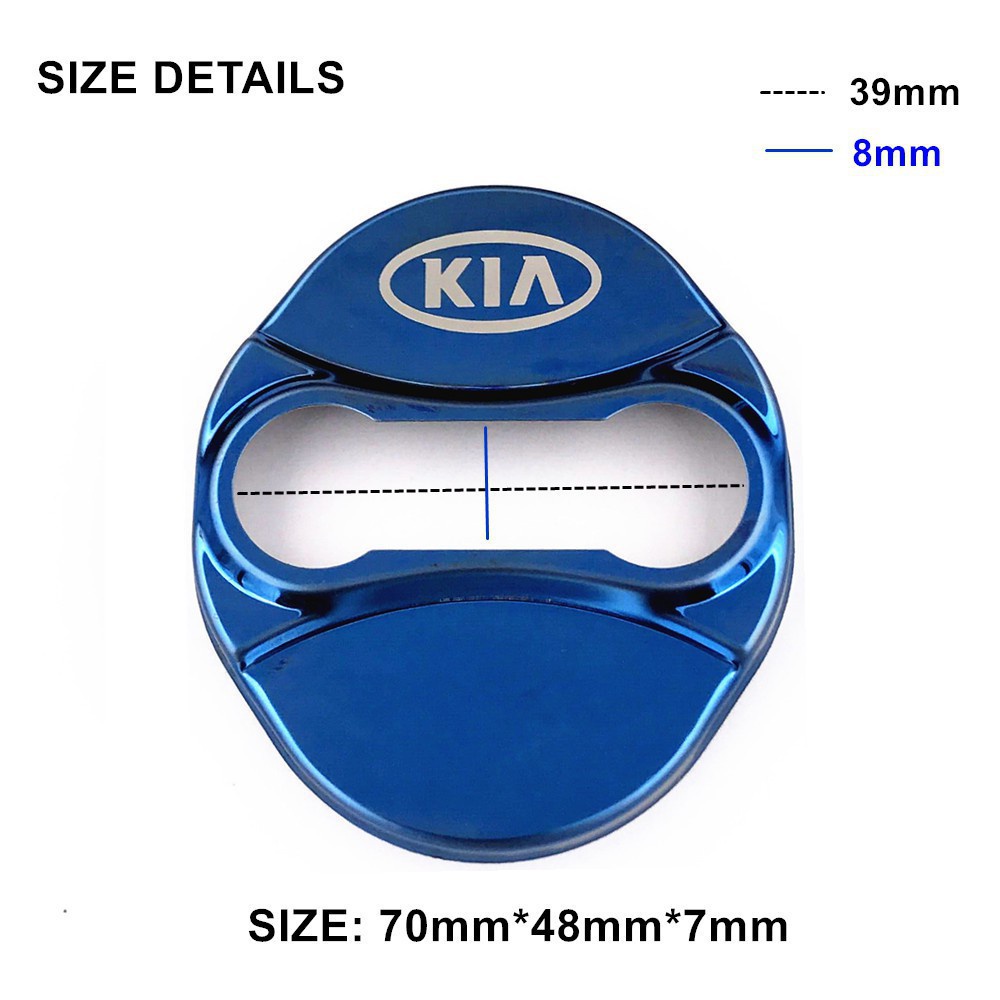 Set 4 Nắp Chặn Cửa Xe Hơi KIA K3 K5 K2 K4 KX3 Ốp