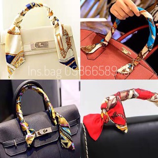 Khăn lụa quấn quai túi xách HM