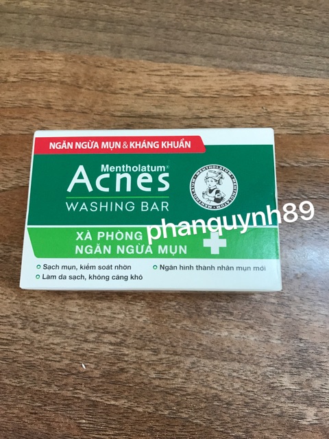 Acnes Washing Bar 75g – Xà phòng kháng khuẩn và ngăn ngừa mụn