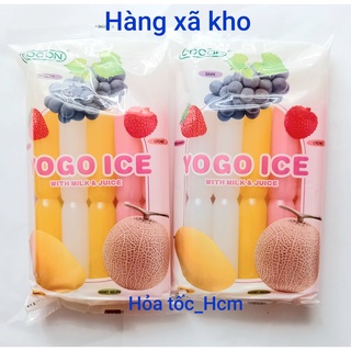 sỉ thùng  kem đá cocon yogo ice 16 gói  thạch trái cây gói 450ml, malaysia