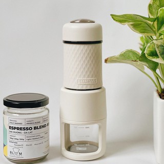 [BẢN 2021] Máy pha cafe cầm tay cao cấp STARESSO BASIC màu trắng