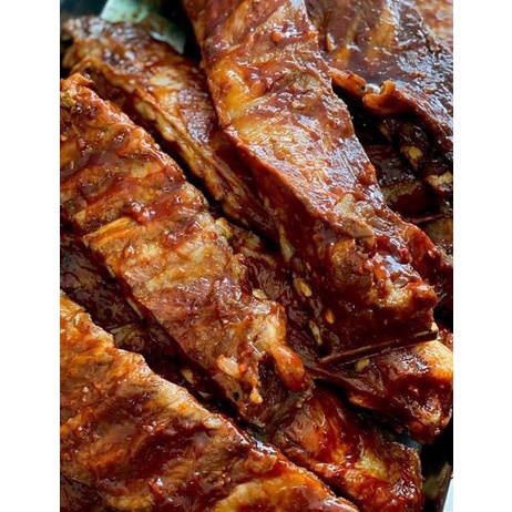 (CỰC RẺ) sườn nướng BBQ khay 500gr