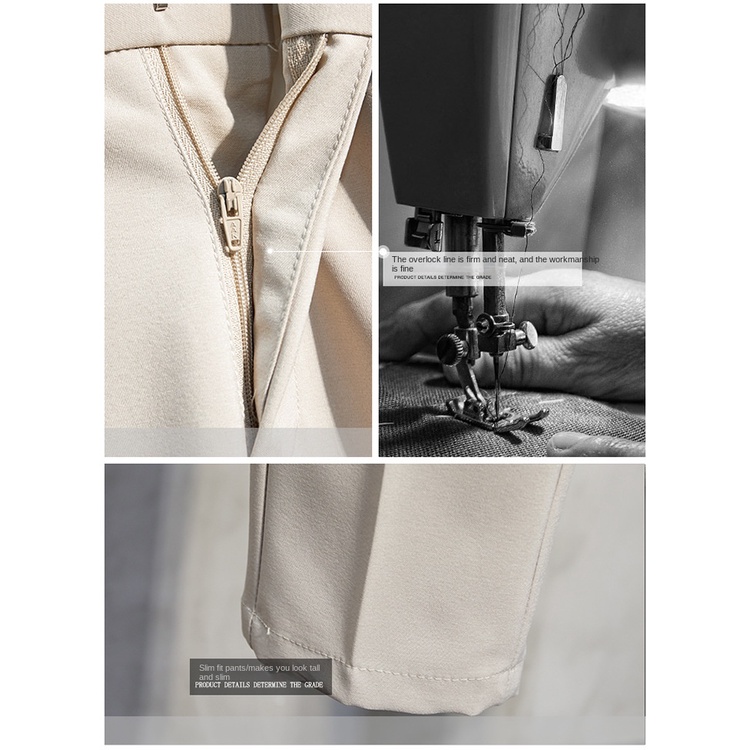 Quần tây dài 9 tấc dáng ôm phong cách Anh Quốc sang trọng thời trang dành cho nam