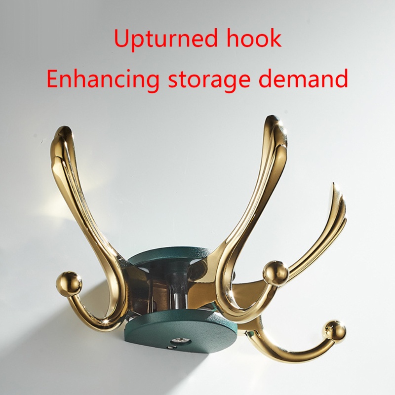 Móc Treo Đồ Gắn Tường Bằng Hợp Kim Nhôm Tiện Dụng Cho Phòng Ngủ / Phòng Tắm / Nhà Bếp